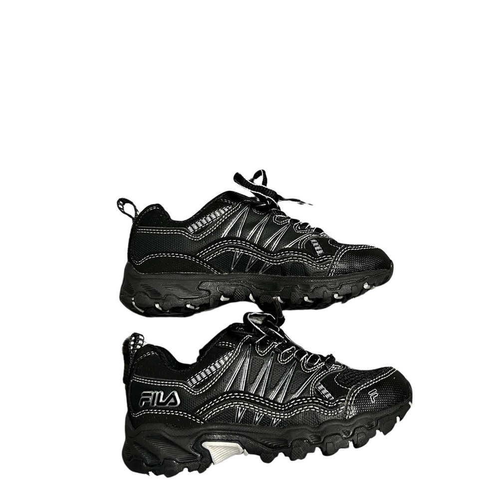 Toddlers Fila Peak 21 Trail Sneakers Size 11 Black